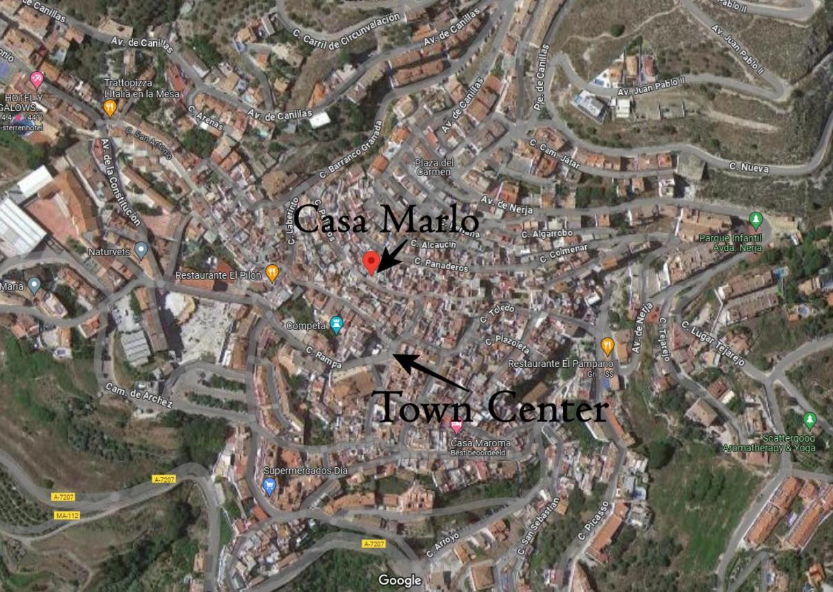 Casa Marlo, Spacious House In The Lively Centre Of Cómpeta Dış mekan fotoğraf